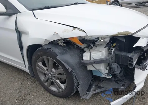 2018 Hyundai Elantra Sel из США, поврежденный, VIN 5NPD84LF8JH386494